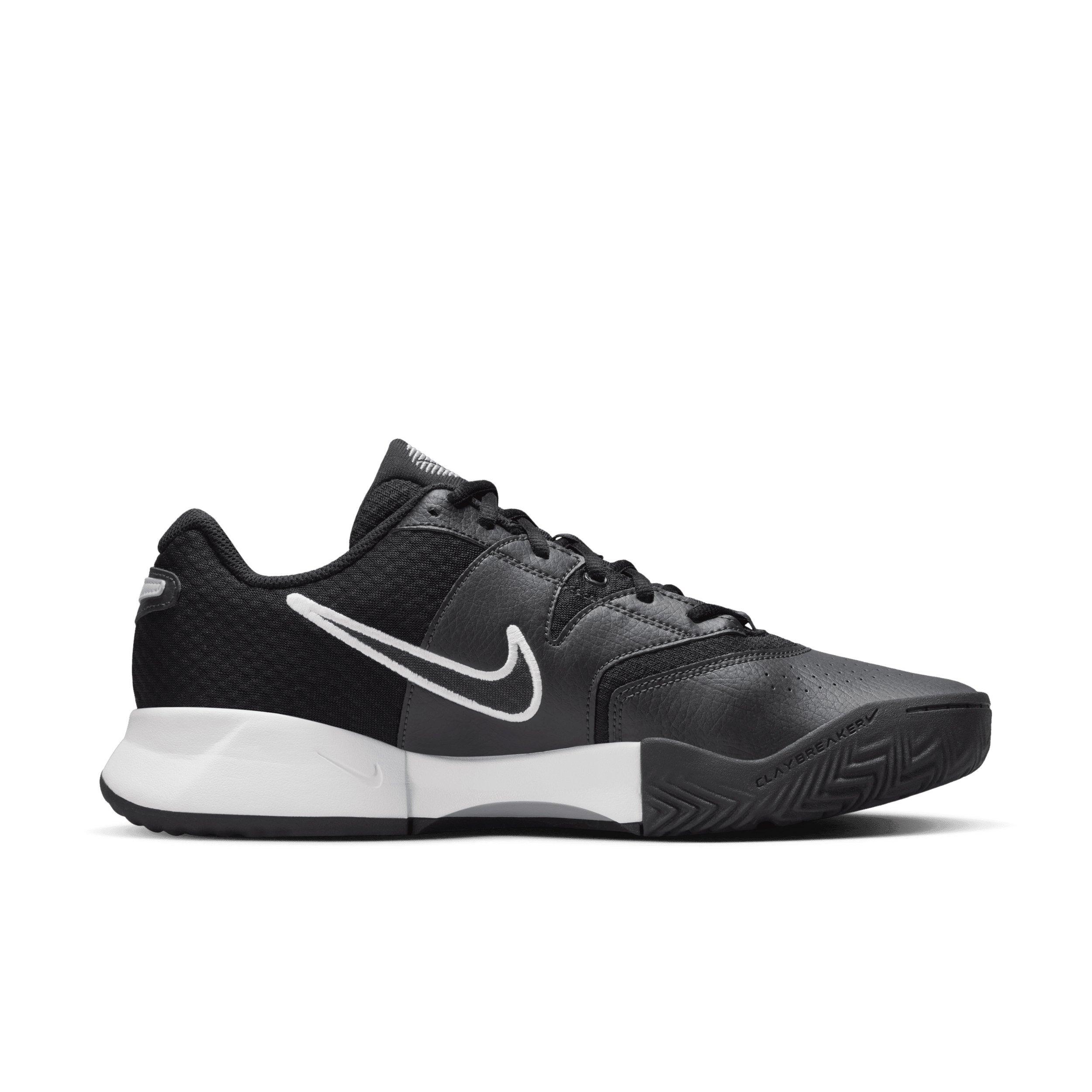 Nike Court Lite 4 Clay Court "Black/Anthracite/White" Men's Tennis Shoe - BLACK/ANTHRACITE/WHITE